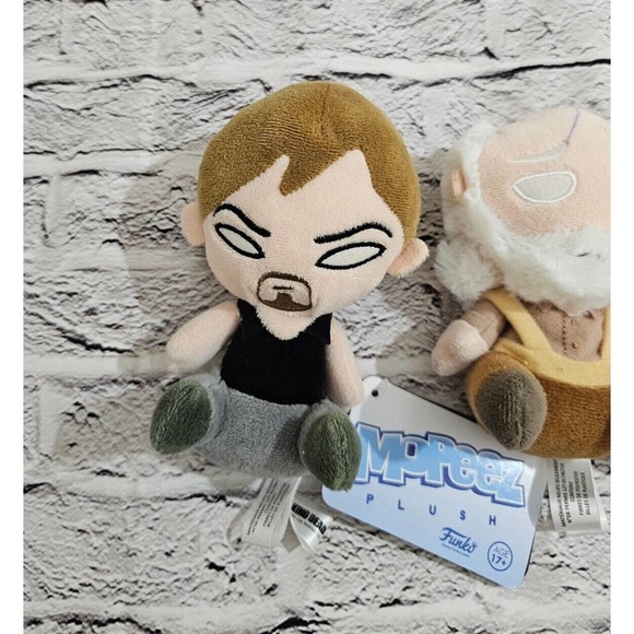 LOT OF 2 Funko Mopeez Walking Dead Hershel Daryl Dixon Plush Figure Toy 6'' - Picture 2 of 7